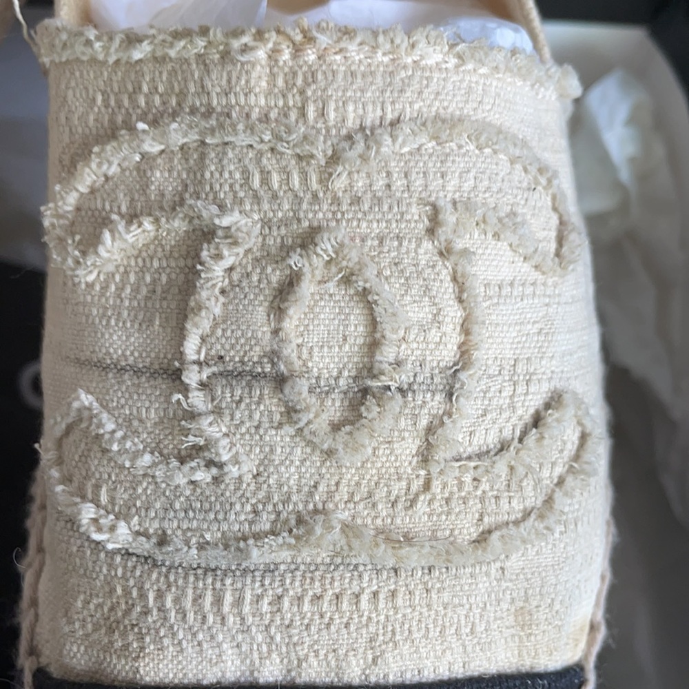 🖤Chanel canvas espadrilles 38🤍 - Picture 15 of 17